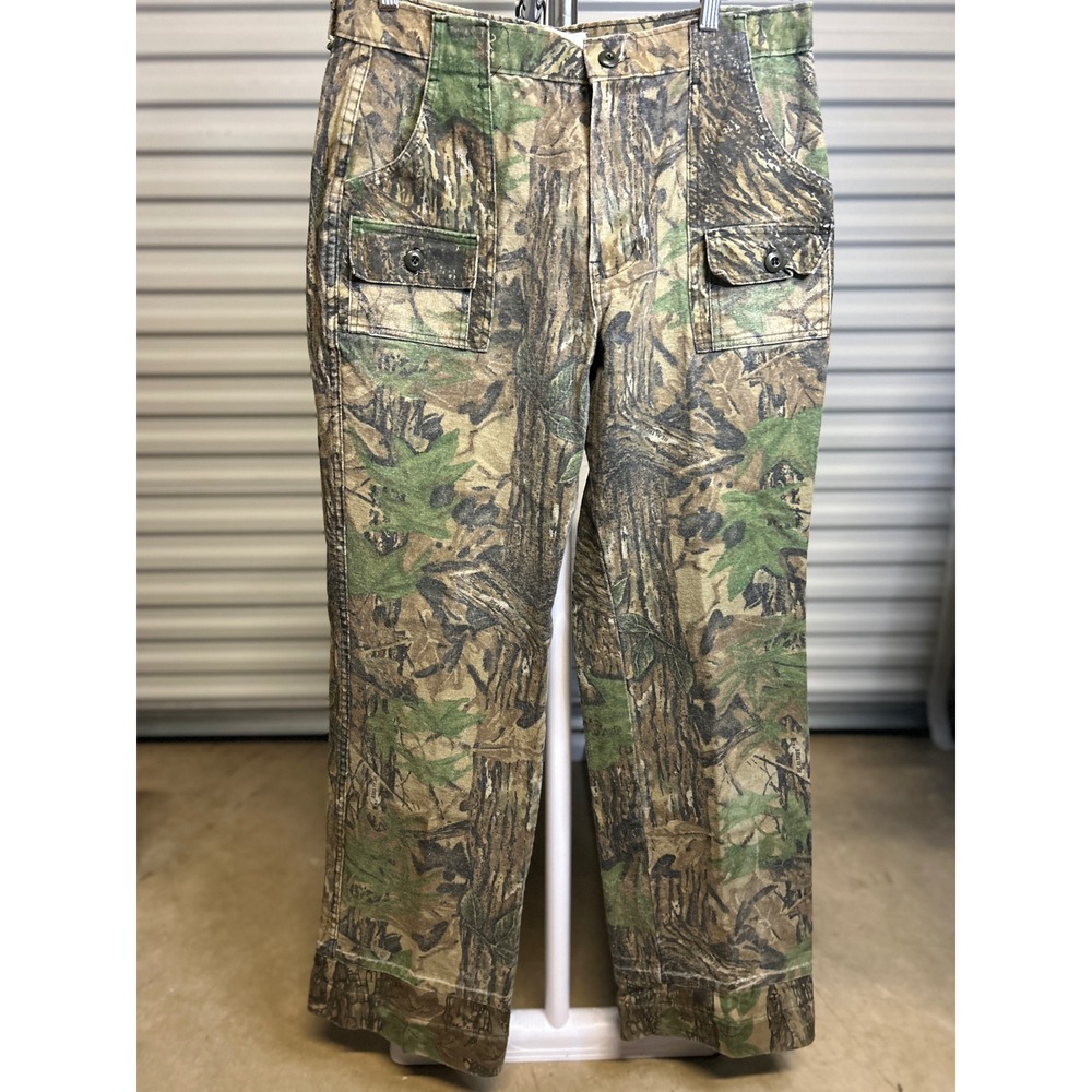 Gander Mountain Pants Men 36/32 Camo Realtree Hunting Outdoor Made in USA READ